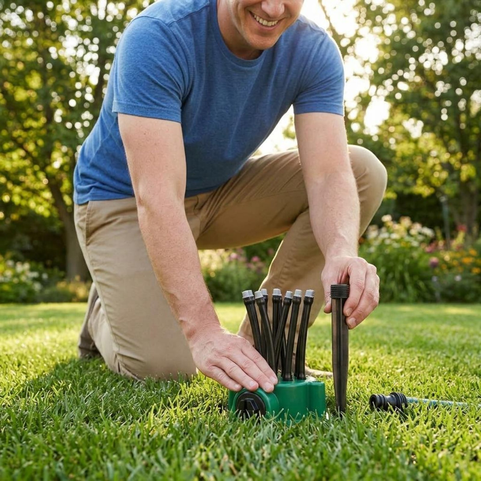 Gardening Yard Tools - 360 Degree Sprinkler Gentle Mist Spray