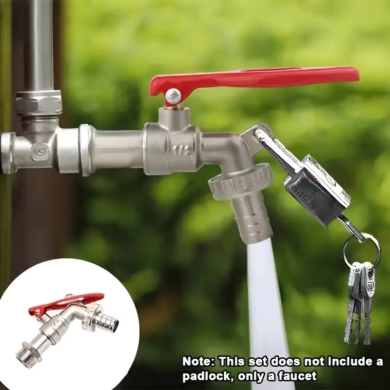 Gardening Yard Tools - 1Pc 1/2 Inch Zinc Alloy Faucet