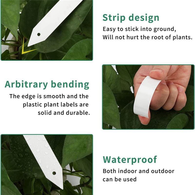 Gardening Tools Labeled - REST 200 Pcs Plastic Plant Nursery