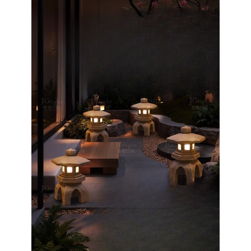 Outdoor Chinese stone lantern  - Gardening Tools B&M ulasan dan harga