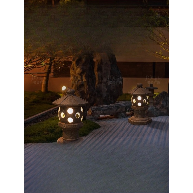 Outdoor Chinese stone lantern  - Gardening Tools B&M ulasan dan harga