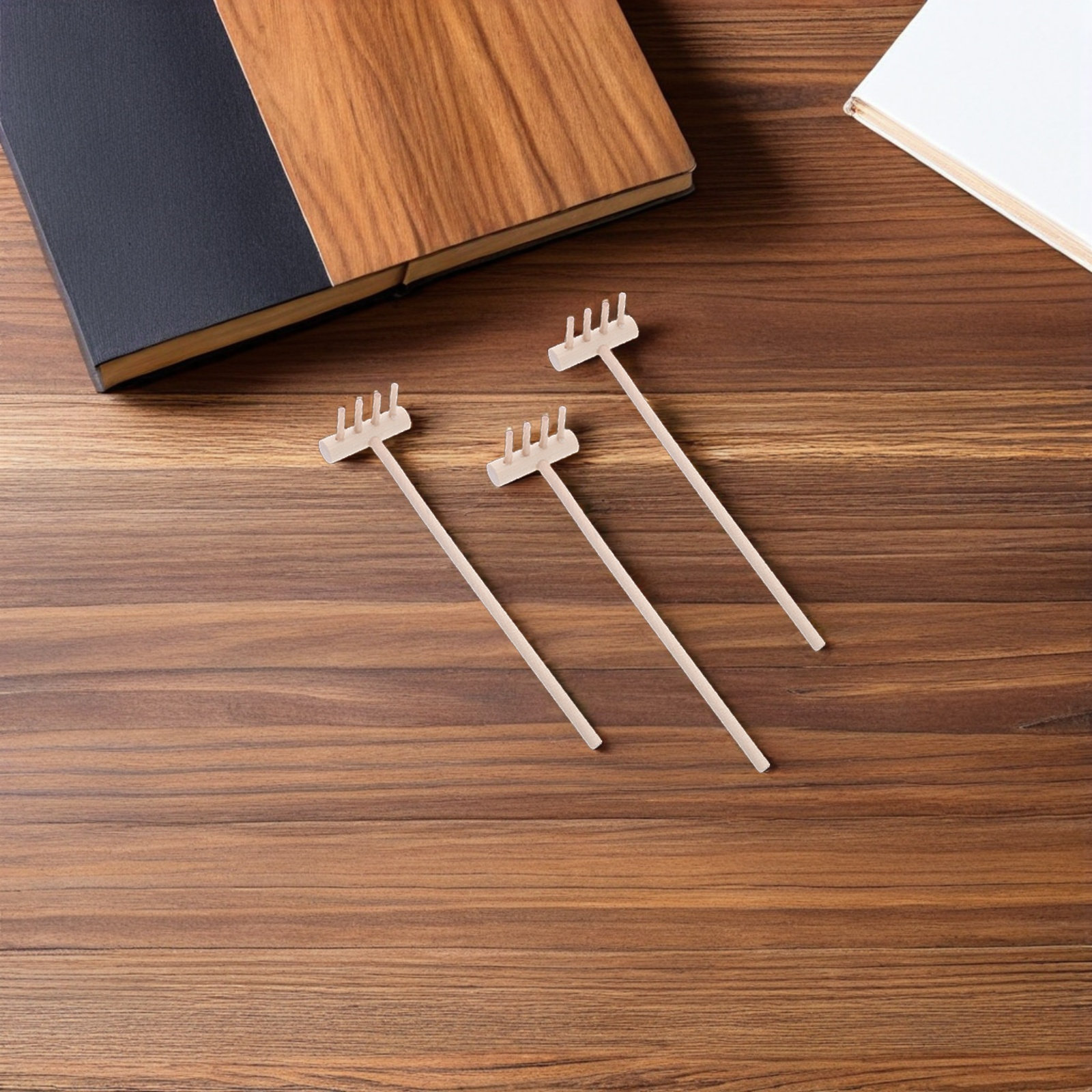 24Pcs Small Wood Sand Rake Por - Zen Gardening Tools ulasan dan harga