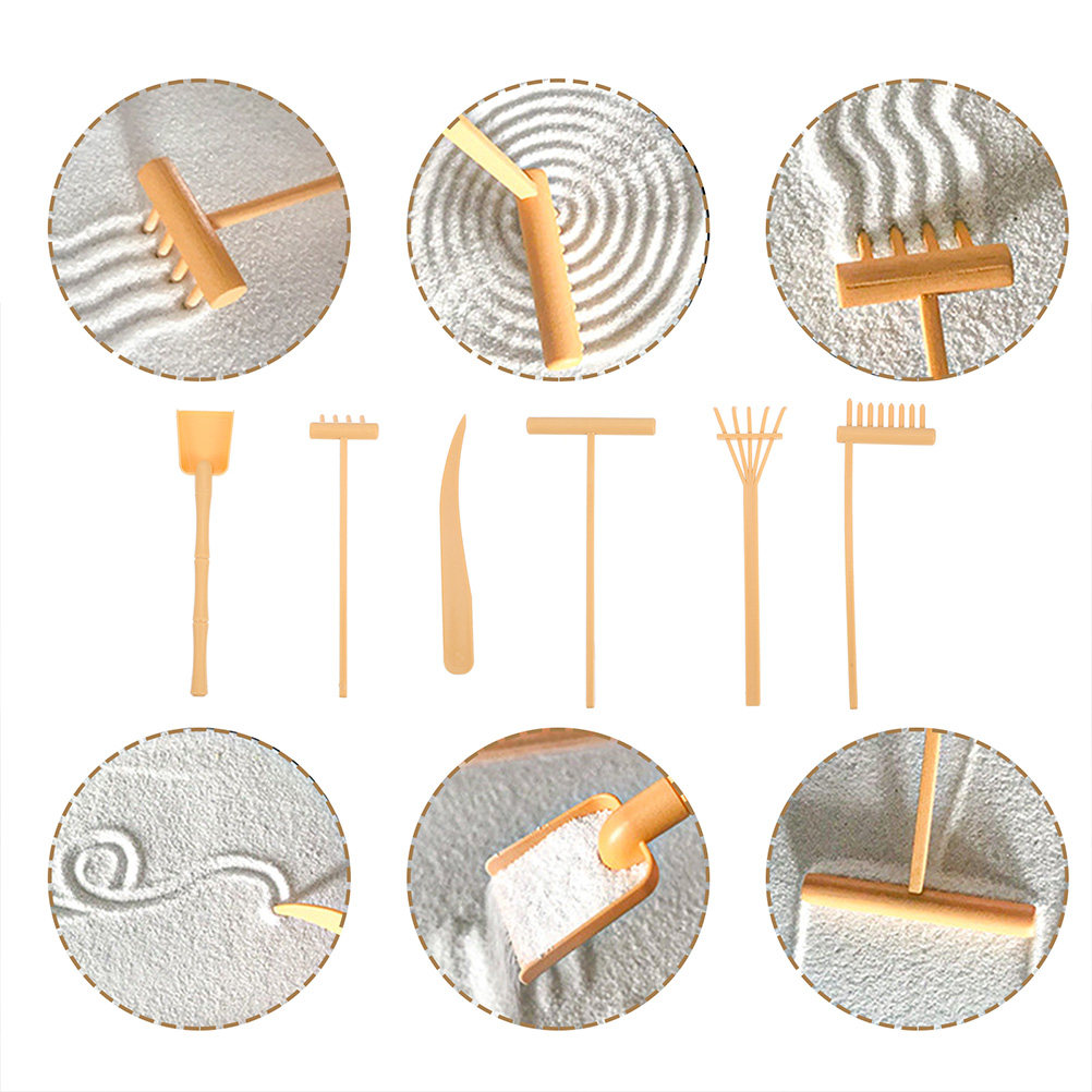1Set Zen Garden Rake Set Sand  - Zen Gardening Tools ulasan dan harga