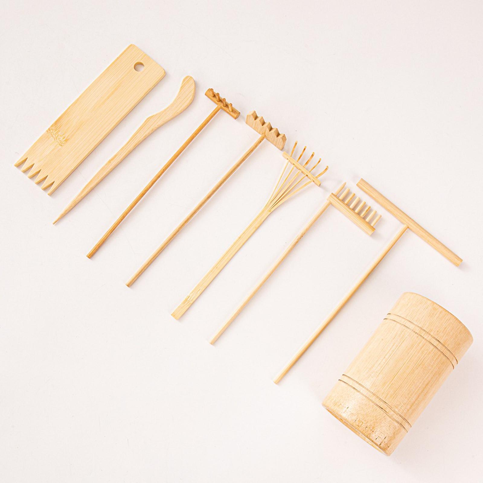 8 Pieces Mini Zen Sand Rake Cr - Zen Gardening Tools ulasan dan harga