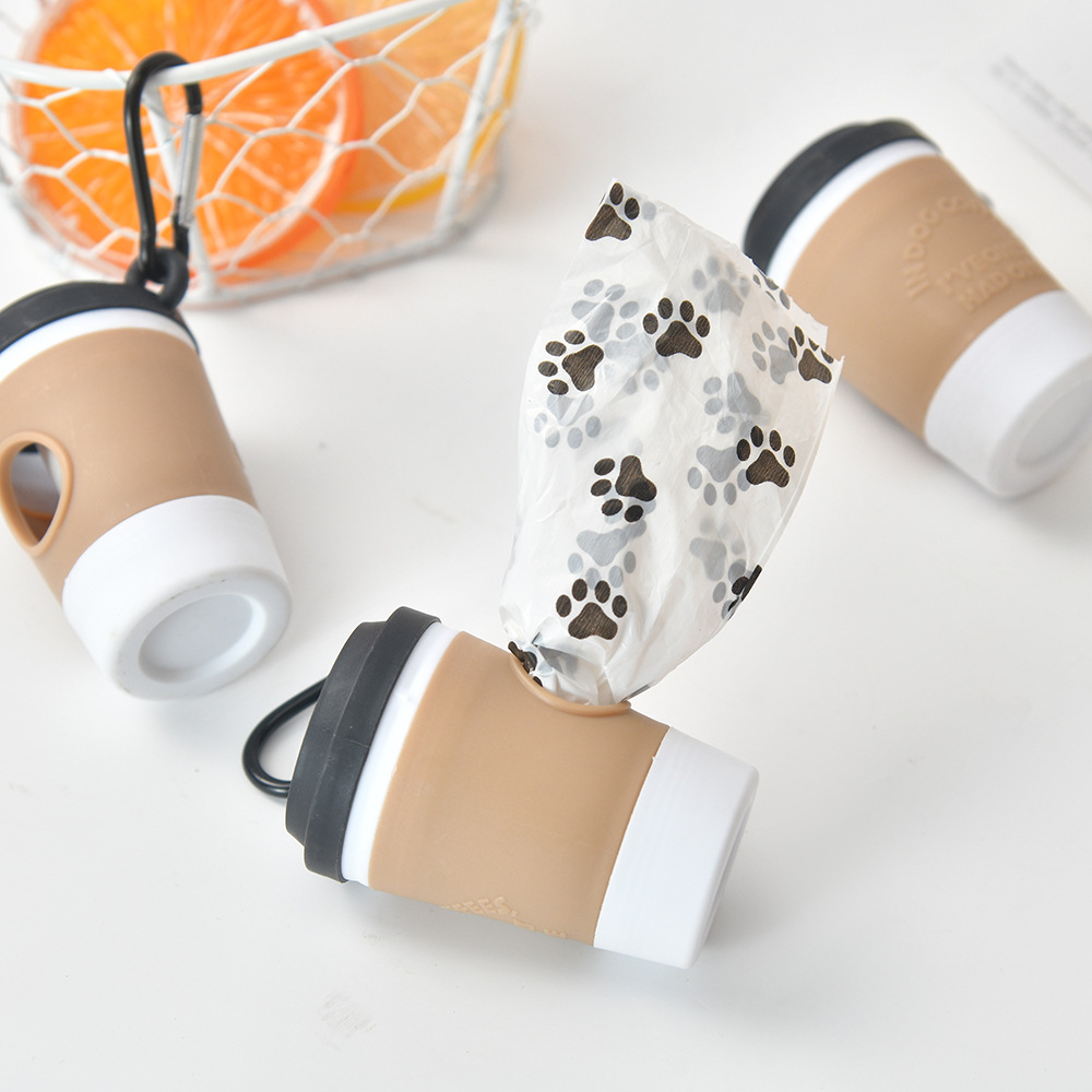 Coffee Cup Shaped Dog Poop Bag - Fertilizer Dispenser ulasan dan harga