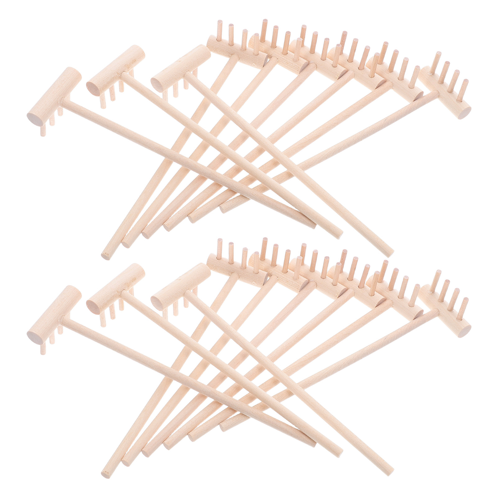 24Pcs Natural Wood Mini Sand R - Zen Gardening Tools ulasan dan harga
