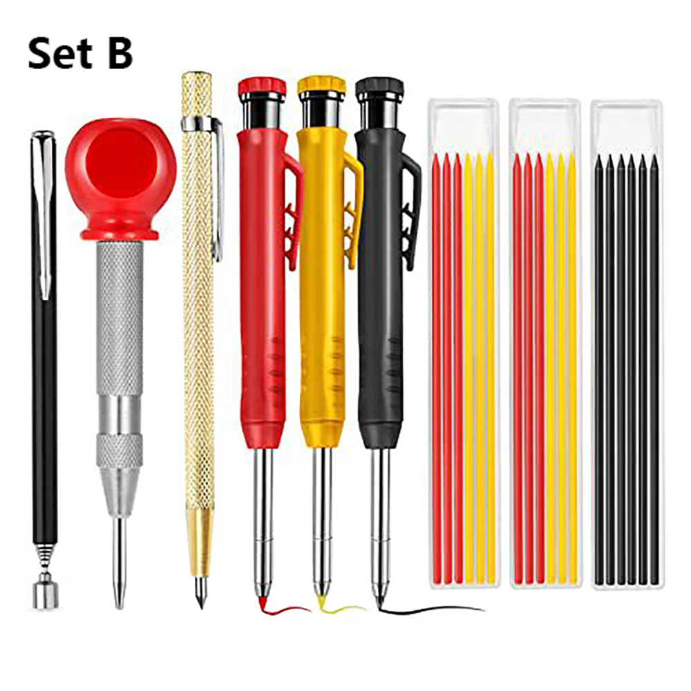 A/B/C/D Set Carpenter Pencils  - Gardening Tools B&M ulasan dan harga