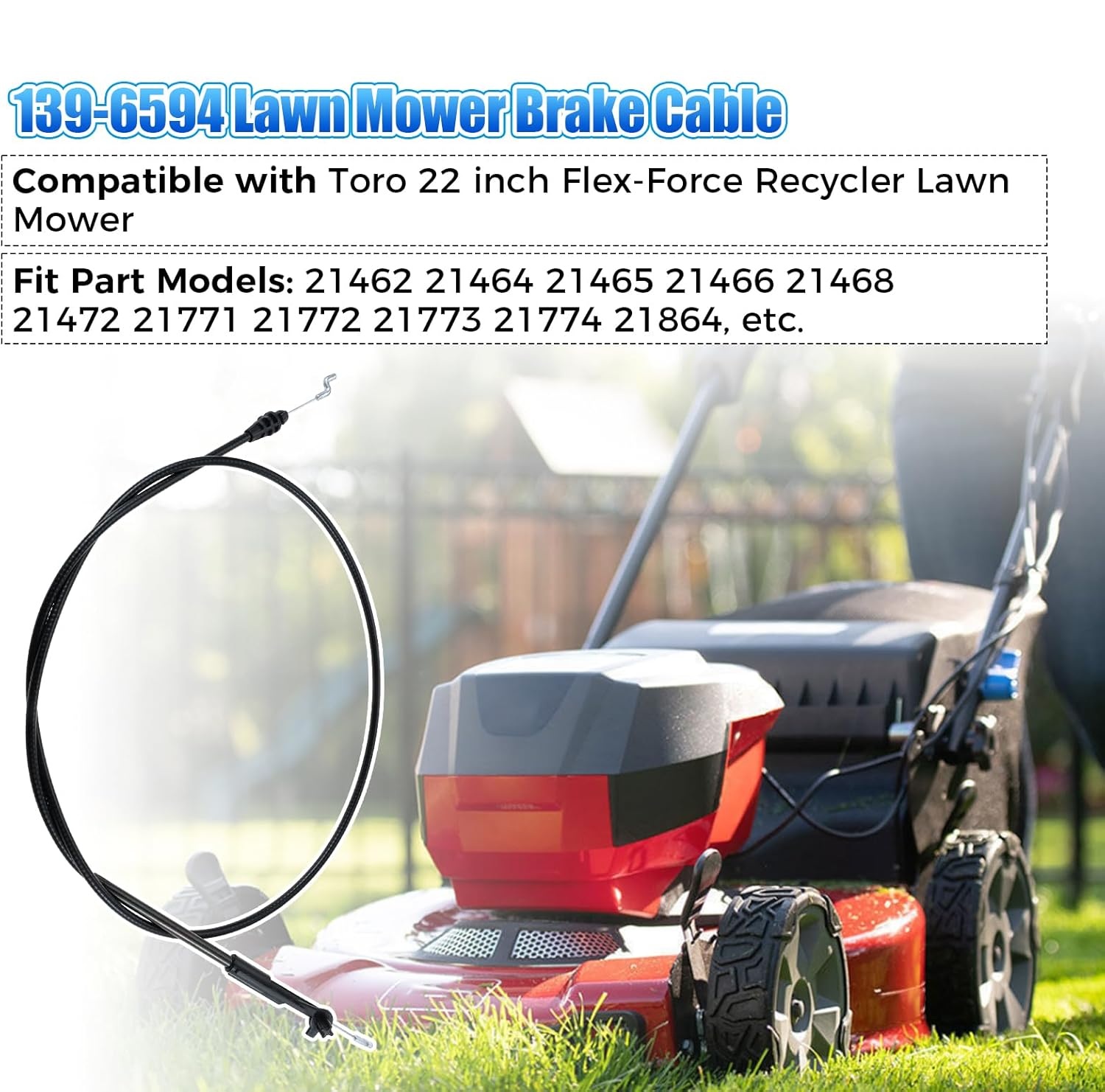 139-6594 PP B&S Brake Cable fo - Gardening Tools B&M ulasan dan harga