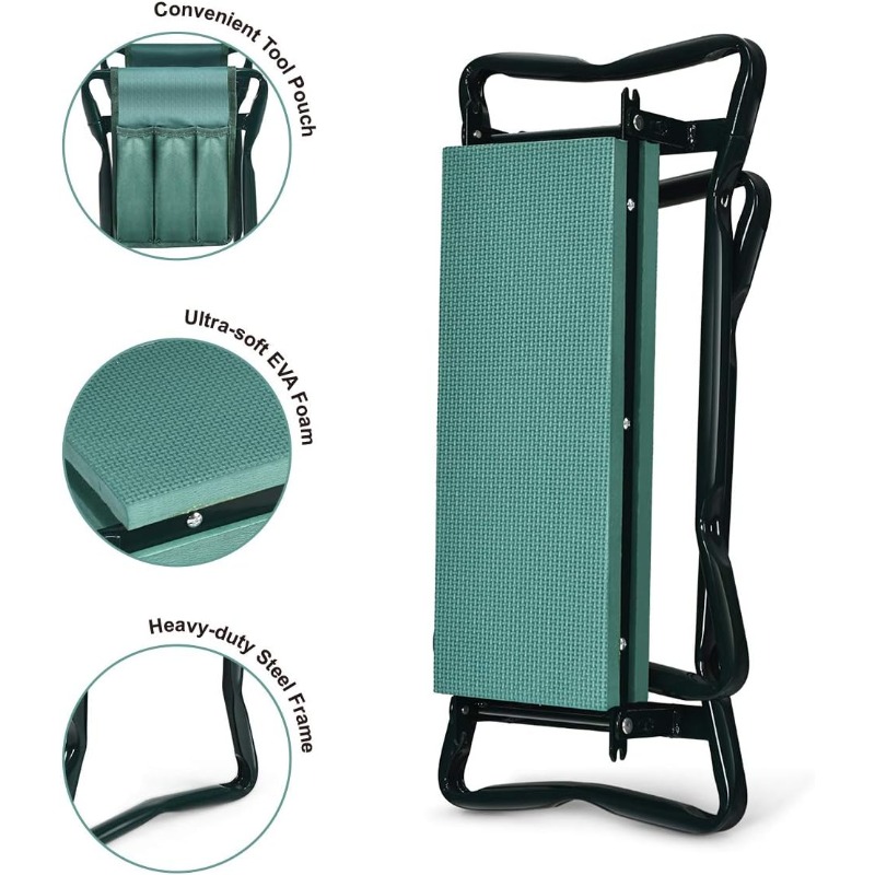 2-in-1 Folding Garden Kneeling - Gardening Tools Kit For Sale ulasan dan harga