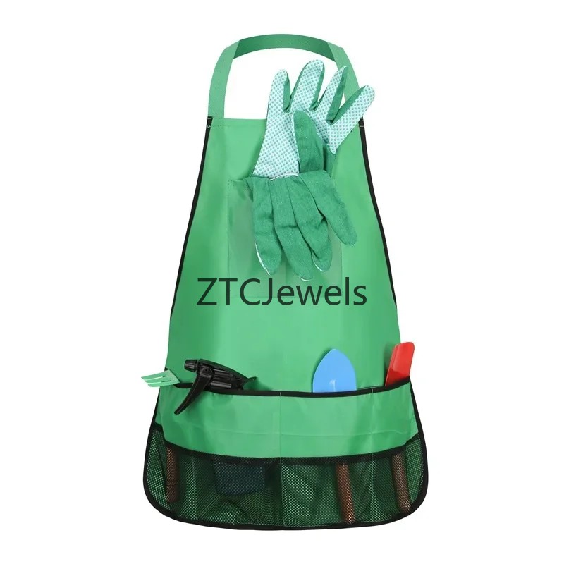 Kids Garden Apron Tool Set wit - Gardening Tools Kids Set ulasan dan harga
