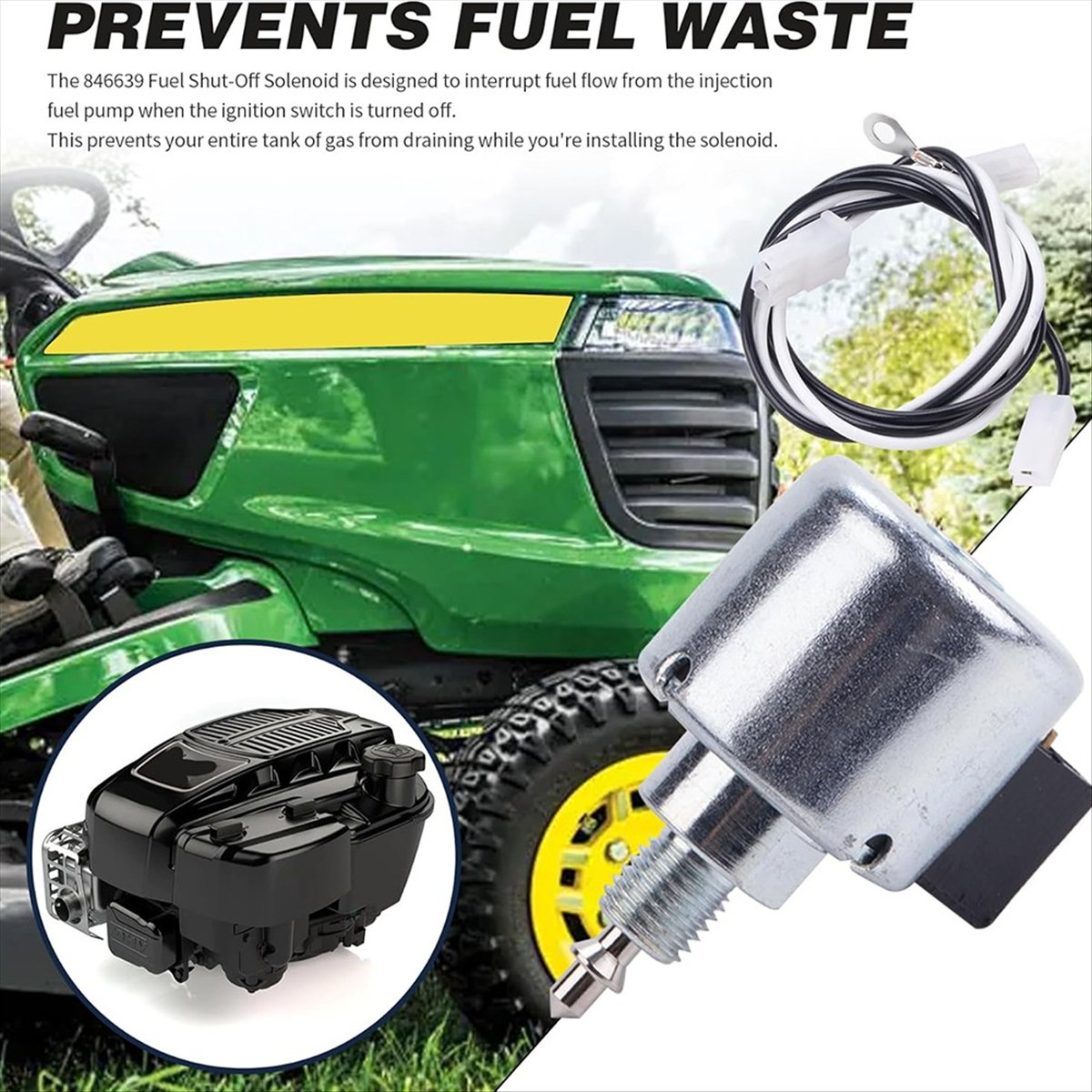 A24I 846639 Shut-Off Solenoid  - Gardening Tools B&M ulasan dan harga