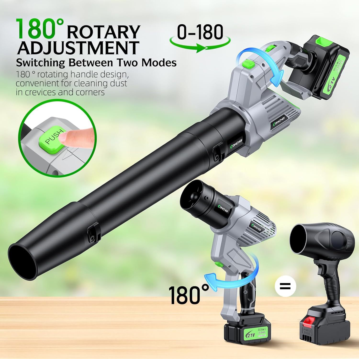 Cordless Electric Leaf Blower  - Gardening Yard Tools ulasan dan harga
