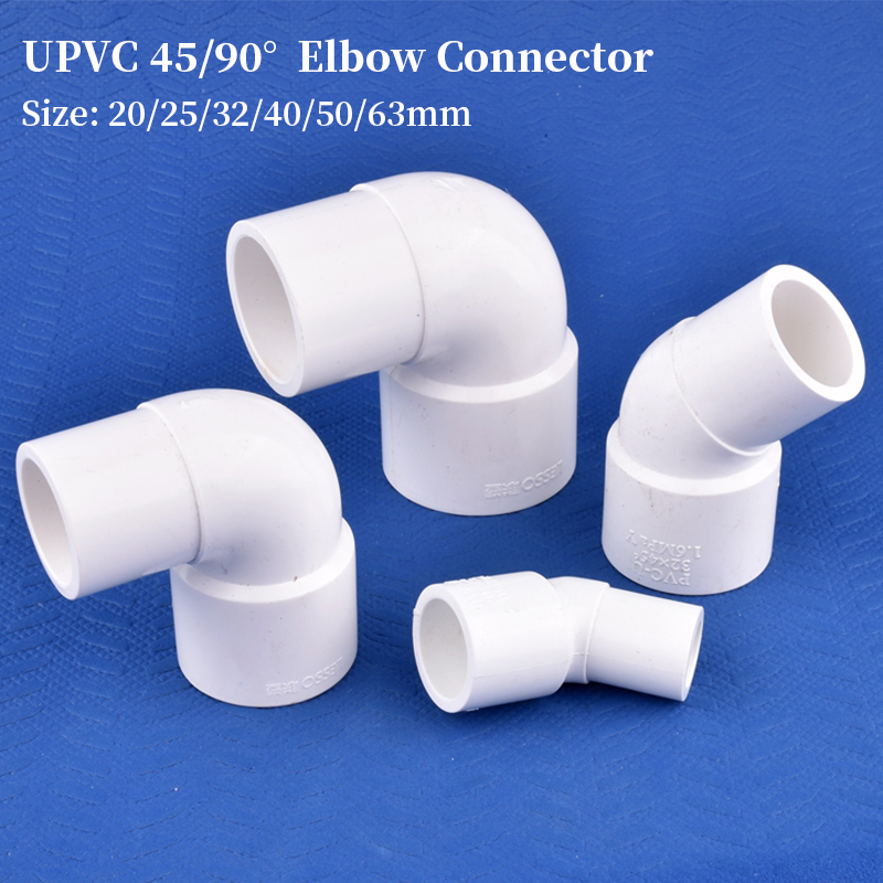 20~63mm PVC 45/90 Degree Elbow - Gardening Tools B&M ulasan dan harga