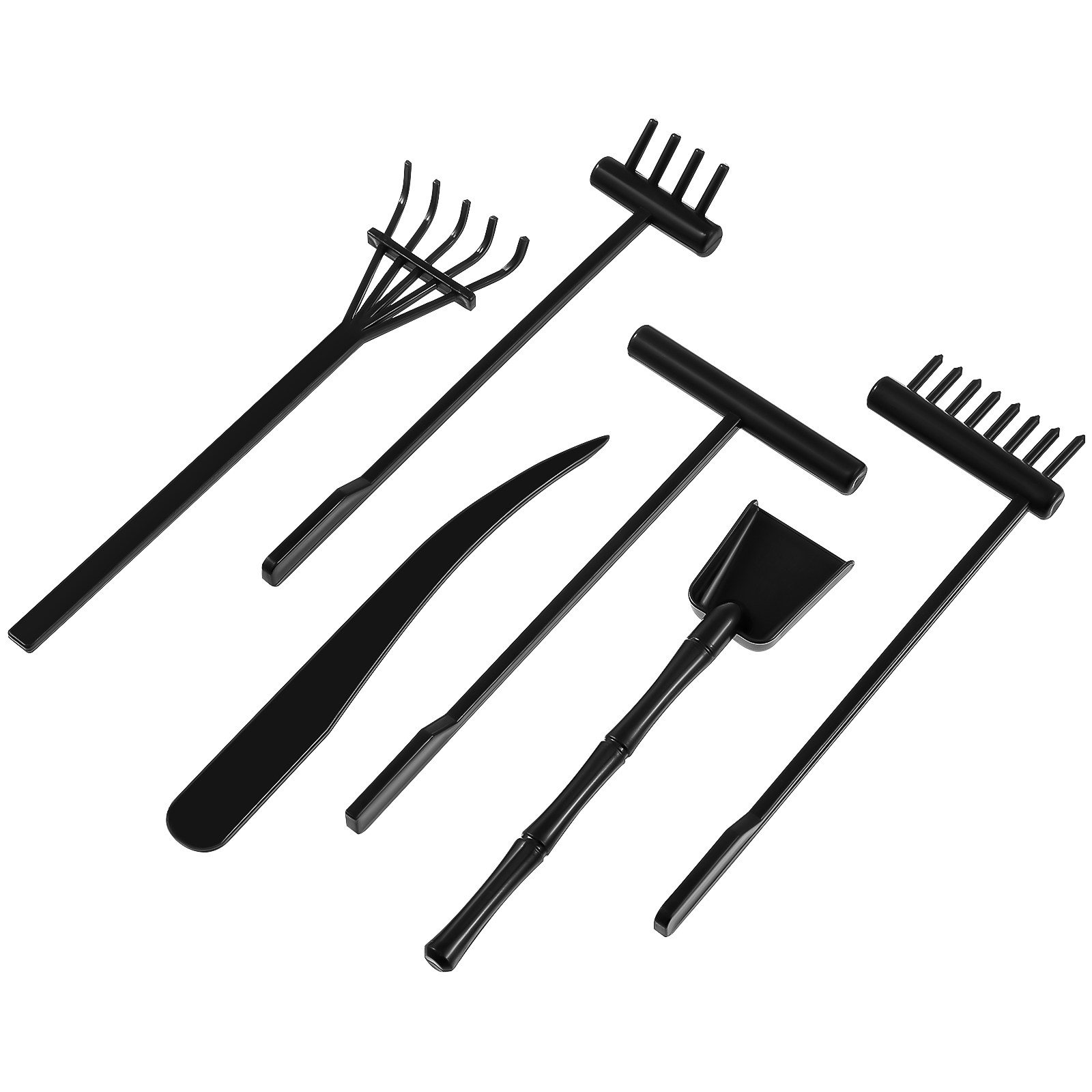 6Pcs Mini Zen Garden Rakes Pla - Zen Gardening Tools ulasan dan harga