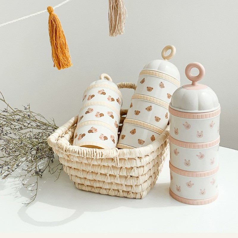 Cute Bear Milk Powder Box Baby - Fertilizer Dispenser ulasan dan harga