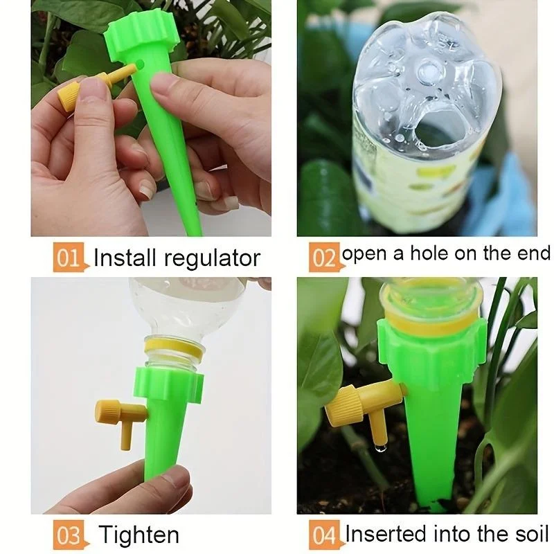 10PCS Flower Adjustable Automa - Automatic Plant Waterer ulasan dan harga
