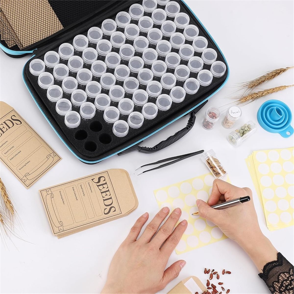 ABNH 70 Slots Seed Storage Org - Gardening Tools Labeled ulasan dan harga