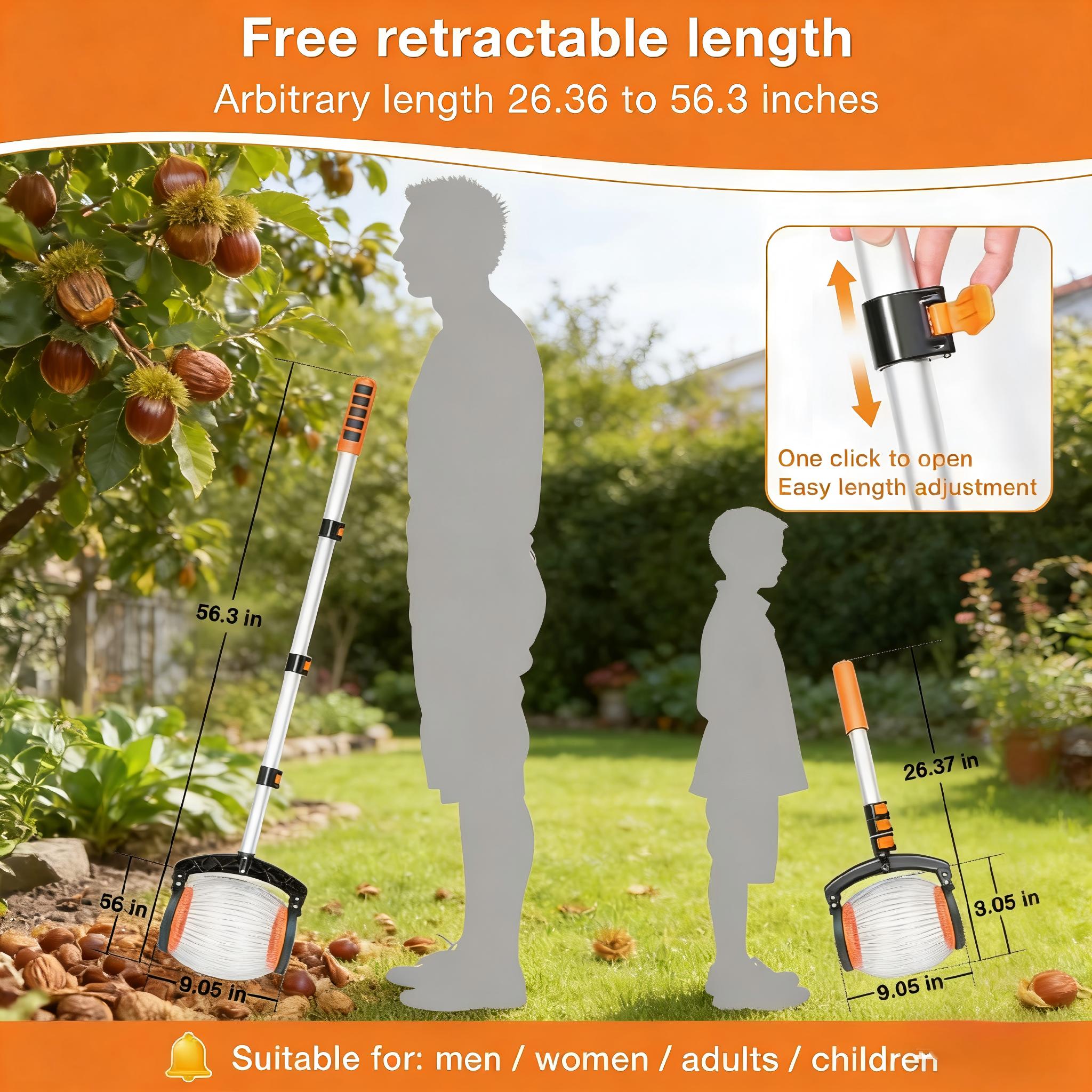 Nut Gatherer 26.37 To 56.3 in  - Gardening Yard Tools ulasan dan harga