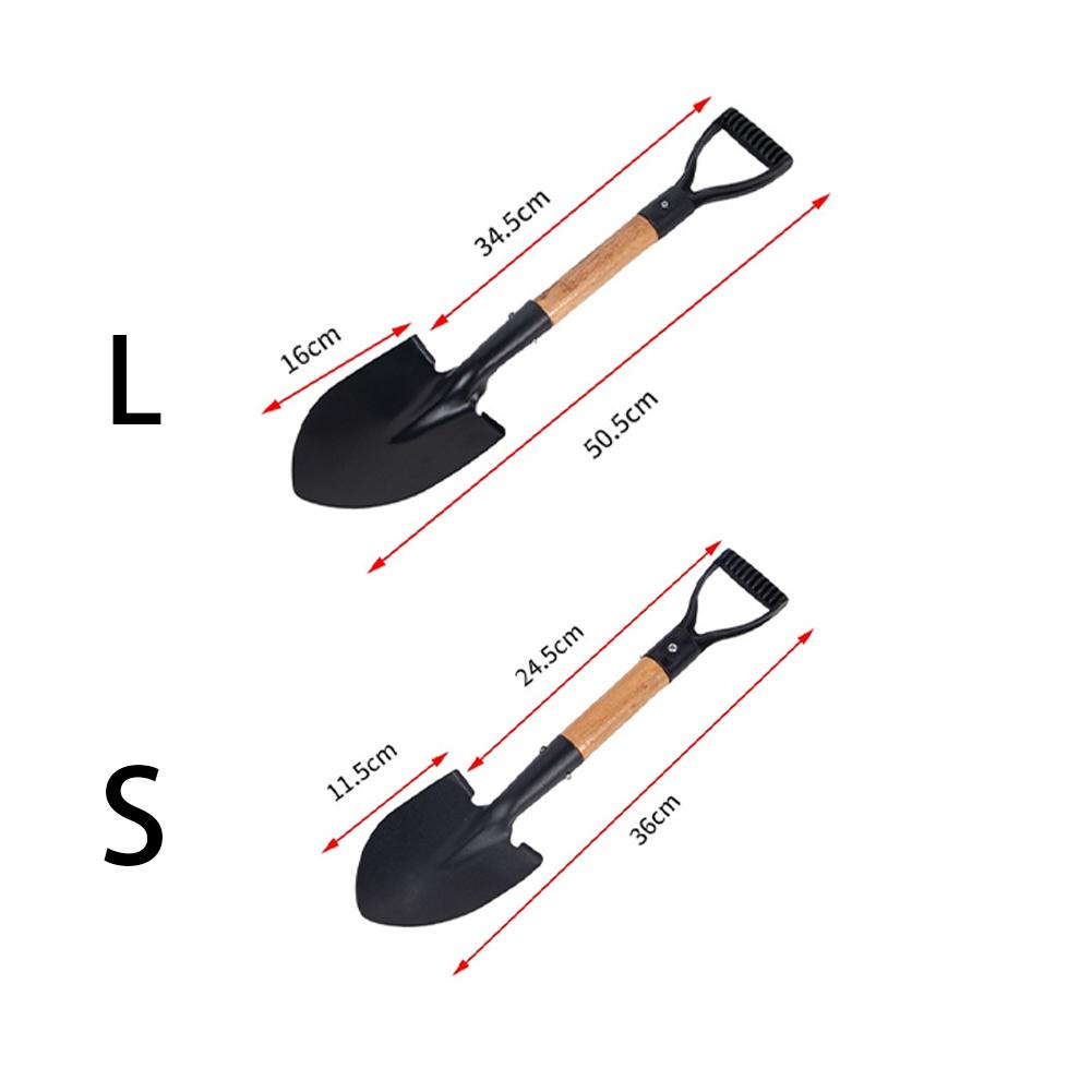 36cm Garden Shovel WIth Wooden - Gardening Tools Kids Set ulasan dan harga