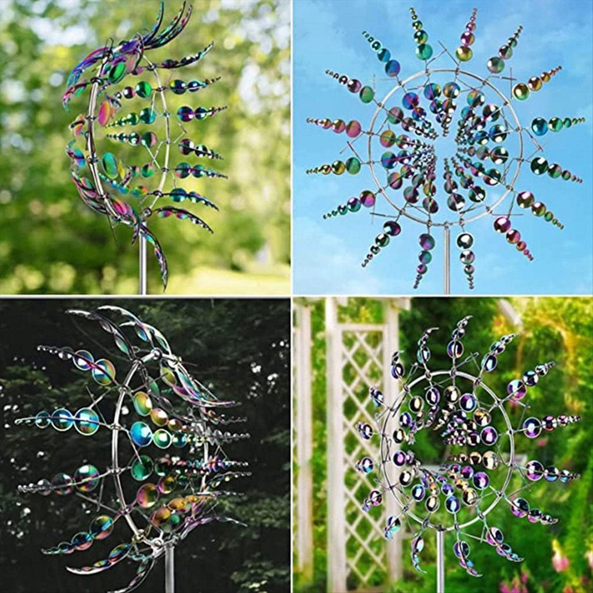 KSOL Magical Metal Wind Spinne - Gardening Tools B&M ulasan dan harga