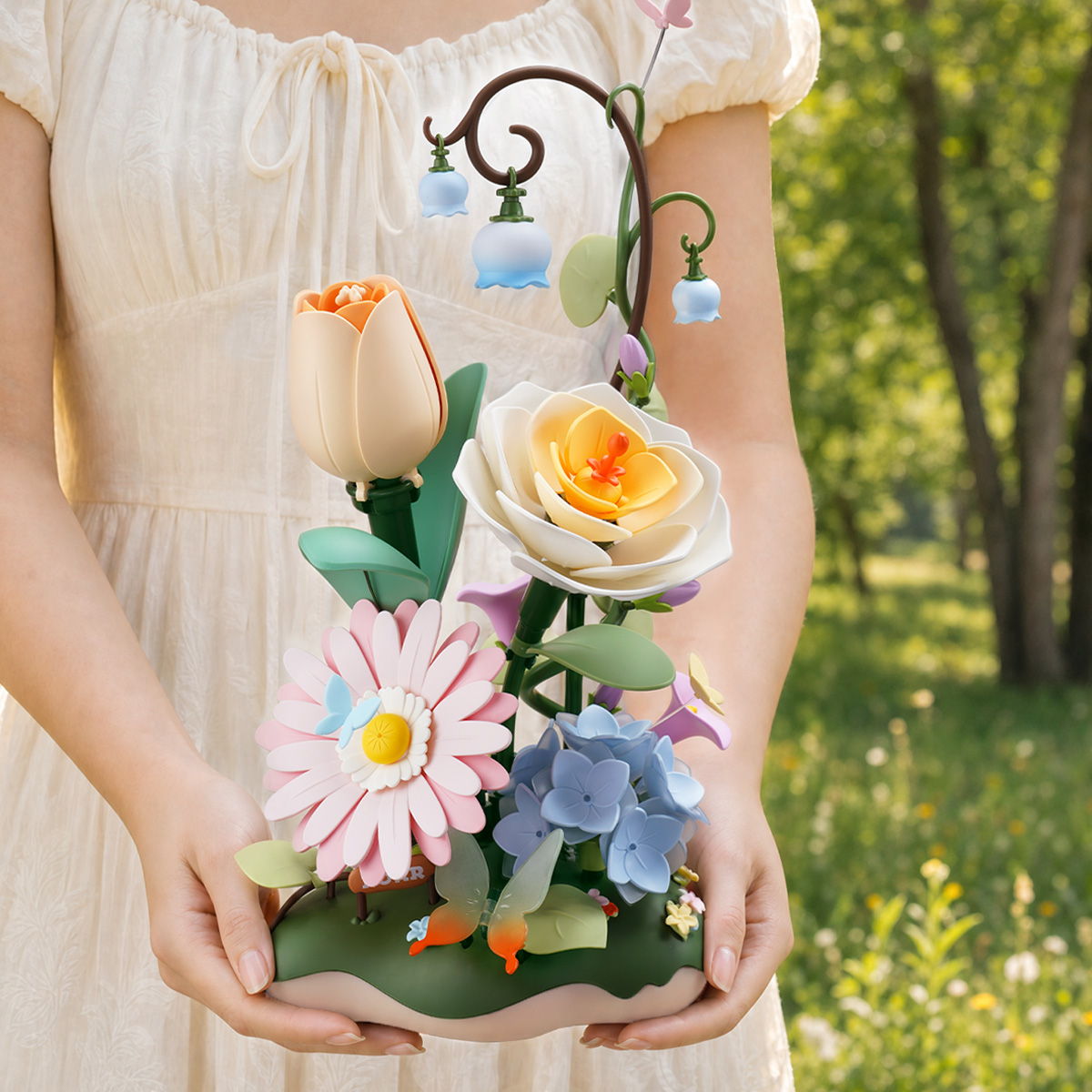 ROKR 3D Puzzle Toys Garden Ram - Gardening Tools Kids Set ulasan dan harga