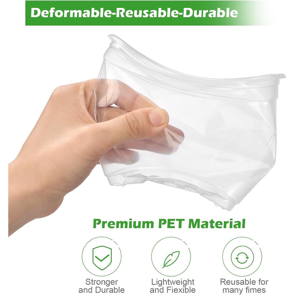 60-Pack Clear Plastic Nursery  - Gardening Tools Labeled ulasan dan harga
