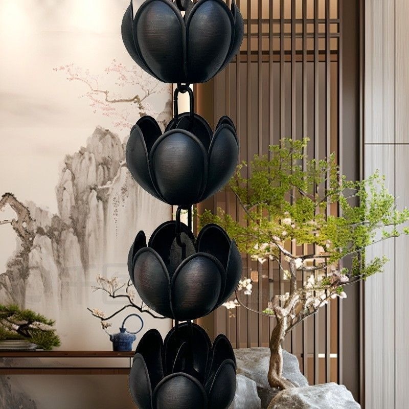 Rain Chain Temple Zen Drainage - Zen Gardening Tools ulasan dan harga